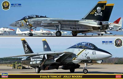 Hasegawa 52146 Cамолет F-14A/B TOMCAT &quot;JOLLY ROGERS&quot; (Two kits in the box) (HASEGAWA) 1/72