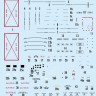 Barracuda Studios BC-72165 de Havilland Mosquito Airframe Stencils - Expanded 1/72