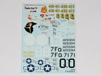 Foxbot Decals FBOT48081A Lockheed P-38 Lightning Pin-Up Nose Art, Part I (Stencils not included) 1/48