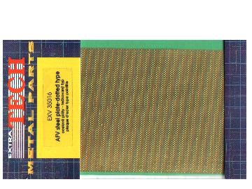 Extratexh EXTEV3516 Set AFV steel plate (dotted type) 1:35