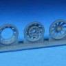 Barracuda Studios BCR48499 North-American P-51B/P-51D Mustang Diamond Tread Mainwheels 1/48