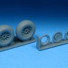 Barracuda Studios BCR48499 North-American P-51B/P-51D Mustang Diamond Tread Mainwheels 1/48