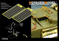 Voyager Model TE058 Modern US Military Vehicle Hooks(400pces)(For All) 1/35