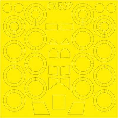 Eduard CX539 Mask 1/72 B-52H (MODELLC.)
