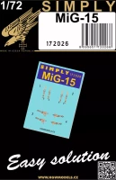 HGW 172026 Seatbelts MiG-15 (SIMPLY) 1/72