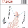 HGW 172026 Seatbelts MiG-15 (SIMPLY) 1/72