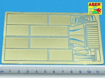 Aber 35A060 fenders for Cromwell, Centaur, A34 Comet (designed to be used with Bronco Models kits) 1/35