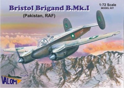 Valom 72081 Bristol Brigand B.Mk.I (Pakistan, RAF) 1/72