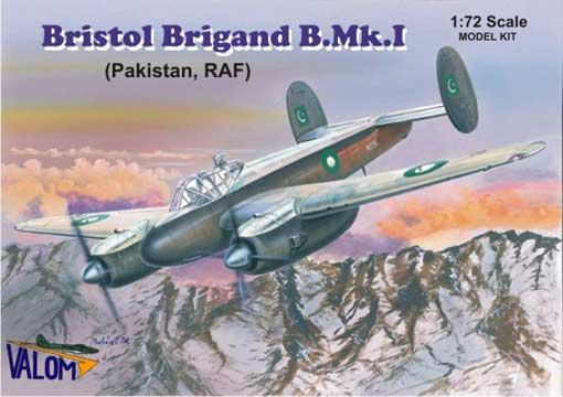 Valom 72081 Bristol Brigand B.Mk.I (Pakistan, RAF) 1/72