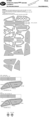 New Ware NWA-M0926 Mask AH-1G Cobra (late) EXPERT (ICM 32061) 1/32