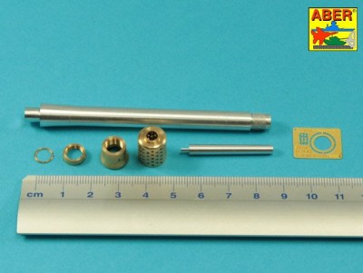Aber 35 L-267 170mm A/T gun barrel for German Jagdpanzer E-100 (designed to the used with Trumpeter kits) 1/35