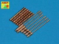 Aber A32108 Set of 6 turned U.S. cal .50 (12,7mm) Browning M2 barrels for North-American P-51D Mustang (designed to be used with Tamiya and Trumpeter kits) 1/32