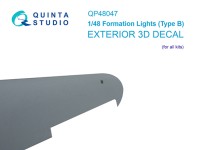 Quinta studio QP48047 Навигационные Огни (Тип Б) (для всех моделей) 1/48