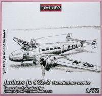 Kora Model C7239 Ju 86Z-2 Manchurian service - Conv.Set (ITAL) 1/72