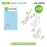 Art Scale 200-S48002 Supermarine Spitfire seat belts - 3D-printed decals 1/48