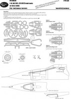 New Ware NWA-M0446 1/48 Mask MiG-25PD ADVANCED (ICM 48903)
