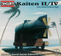 Kora Model W7202 Kajten II,IV +wheelcarr. 1/72