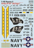 Print Scale 48300 McDonnell F-4B Phantom II. US NAVY VF-84 'Jolly Rogers'. Part 1 1/48