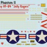 Print Scale 48300 McDonnell F-4B Phantom II. US NAVY VF-84 'Jolly Rogers'. Part 1 1/48