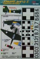 Kora Model DEC4834 Ju 87D-5 (Hungarian Air Force) декали 1/48