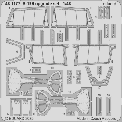 Eduard 481177 SET S-199 upgr.set (EDU) 1/48