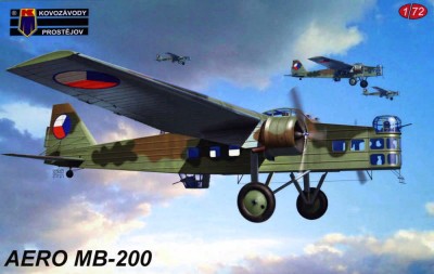 Kovozavody Prostejov 72280 Aero MB-200 (3x camo) 1/72