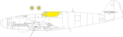 Eduard EX1002 Mask Bf 109K-4 (EDU) 1/48