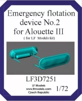 Lf Model 3D7251 Alouette III Emerg.flotation device No.2 (LF) 1/72