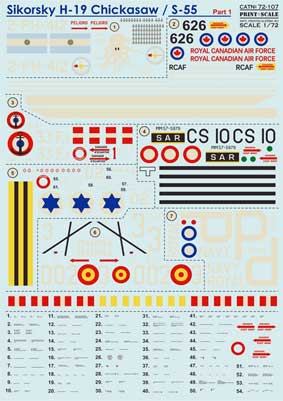 Print Scale 72-107 H-19 Part 1 1/72