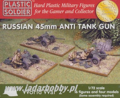 Plastic Soldier WW2G20001 - Russian 45mm Anti Tank Gun (1/72)