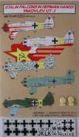 Kora Model DEC72234 Yakovlev UT-1 (Luftwaffe service) декали декали 1/72