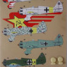 Kora Model DEC72234 Yakovlev UT-1 (Luftwaffe service) декали декали 1/72