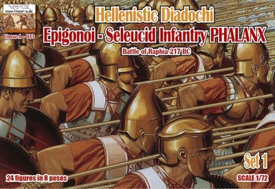 Linear-A LA033 Hellenistic Diadochi Set 1 Seleucid Infantry Phalanx 1/72