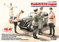 ICM 35480 Opel Kadett K38 mit Strassenpolizei 1/35