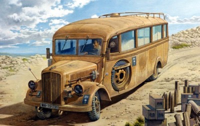 Roden 35808 Opel Blitz 3.6 – 47 Omnibus W39 Ludewig, поздний 1/35