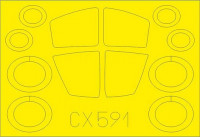Eduard CX591 Mask 1/72 EF-111A (REV)