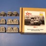 A-resin 35113 КВ-1 катки опорные с круглой цапфой производства ЧКЗ 1/35