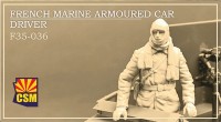 Copper State Models F35-036 Фигура, Водитель французского бронеавтомобиля морской пехоты 1/35