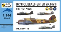 Mark 1 Model 144181 Bristol Beaufighter Mk.IF/VIF 'Fighter Aces' 1/144
