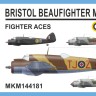 Mark 1 Model 144181 Bristol Beaufighter Mk.IF/VIF 'Fighter Aces' 1/144