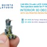 Quinta Studio QR+48092 Катапультное кресло GRU-7A late, 2 штуки, для F-14 A/F-14B (Tamiya, Hobby Boss) 1/48