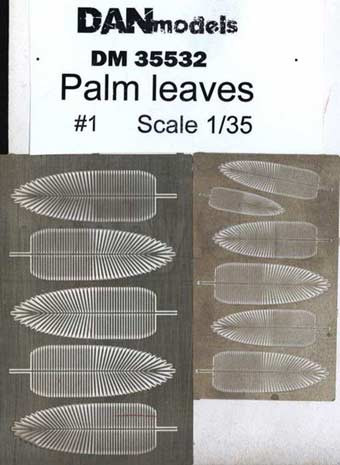 Dan models 35532 Фототравление листья пальмы 1/35