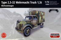 Attack 72950 Type 2,5-32 Wehrmacht Truck Werkstattwagen 1/72