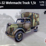 Attack Hobby 72950 Type 2,5-32 Wehrmacht Truck Werkstattwagen 1/72