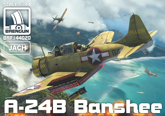 Brengun BRP144020 A-24 'Banshee' (plastic kit) 1/144