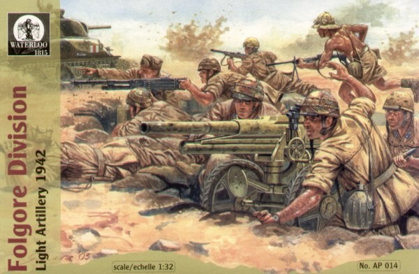 Waterloo 1815 WLAP014 Fologore Division light artillery 1942 1/32
