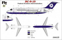 Fly model 14413 1/144 DC-9-15 (Federal Aviation Administration)
