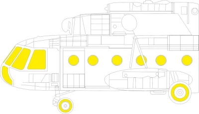 Eduard EX932 Mask Mi-8MT (ZVE) 1/48