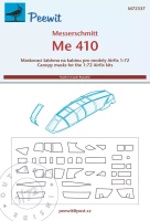 Peewit M72337 Canopy mask Messerschmitt Me-410 (AIRFIX) 1/72