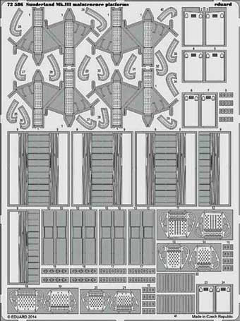 Eduard 72586 Sunderland Mk.III maintenence platforms